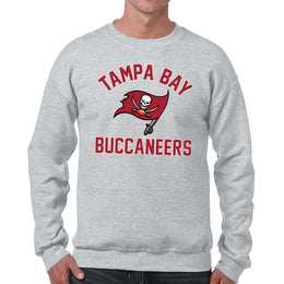 Tampa Bay Buccaneers NFL Adult Gameday Football Crewneck Sweatshirt - Gray