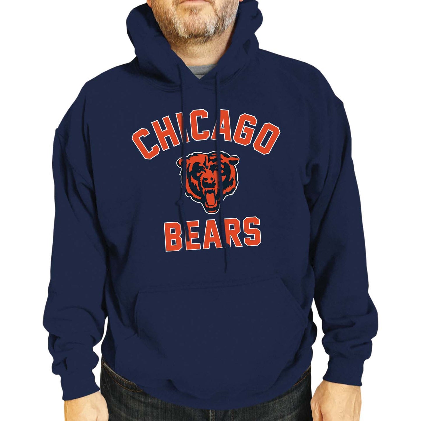 Chicago Bears NFL Gameday Adult Hooded Sweatshirt - Navy