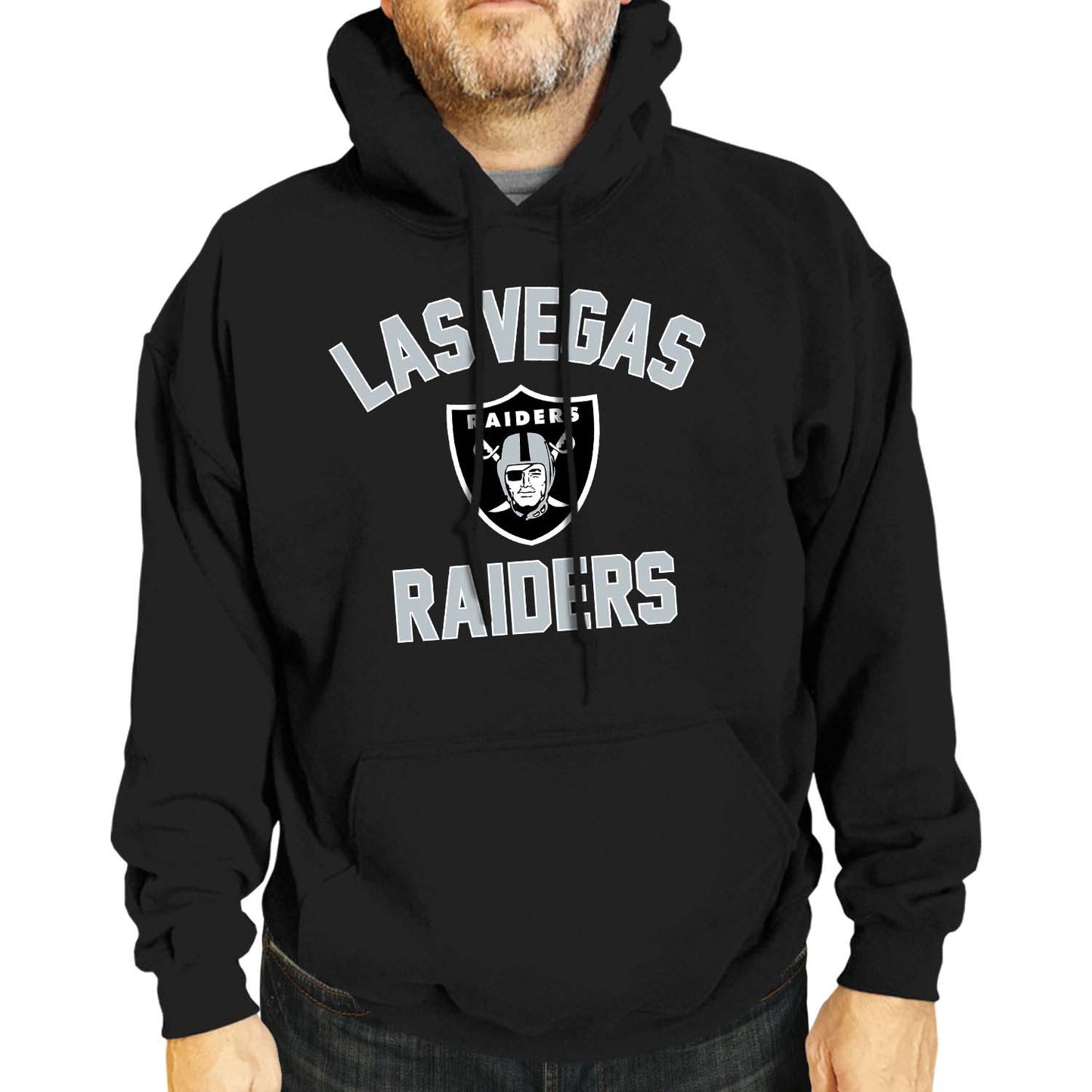 Las Vegas Raiders NFL Gameday Adult Hooded Sweatshirt - Black