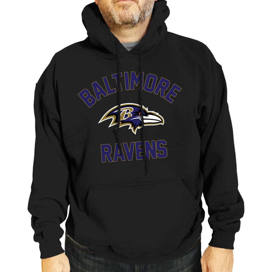Baltimore Ravens NFL Gameday Adult Hooded Sweatshirt - Black