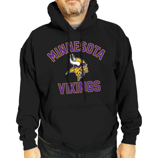Minnesota Vikings NFL Gameday Adult Hooded Sweatshirt - Black