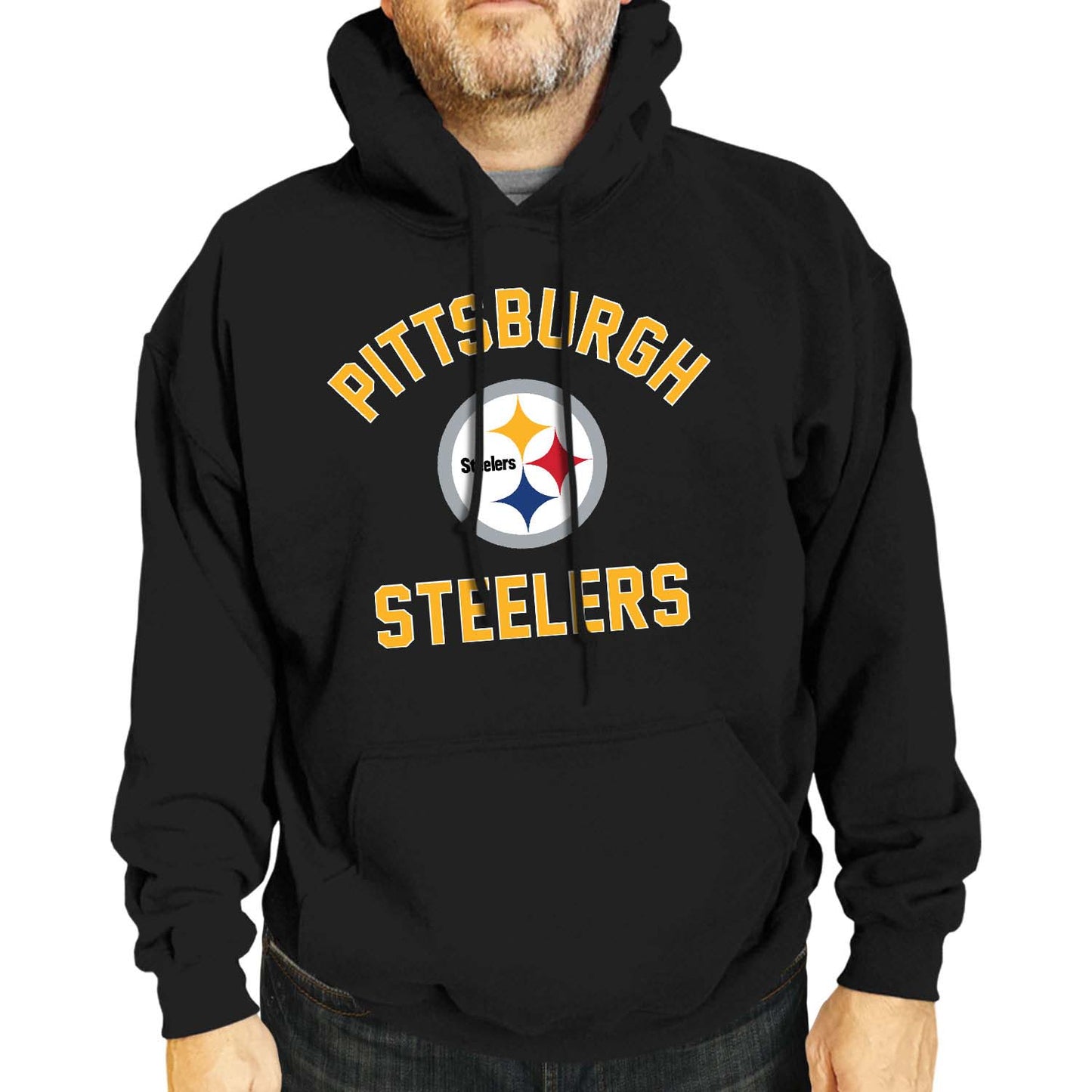 Pittsburgh Steelers NFL Gameday Adult Hooded Sweatshirt - Black