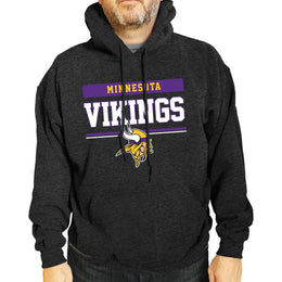 Minnesota Vikings NFL Adult Gameday Charcoal Hooded Sweatshirt - Charcoal