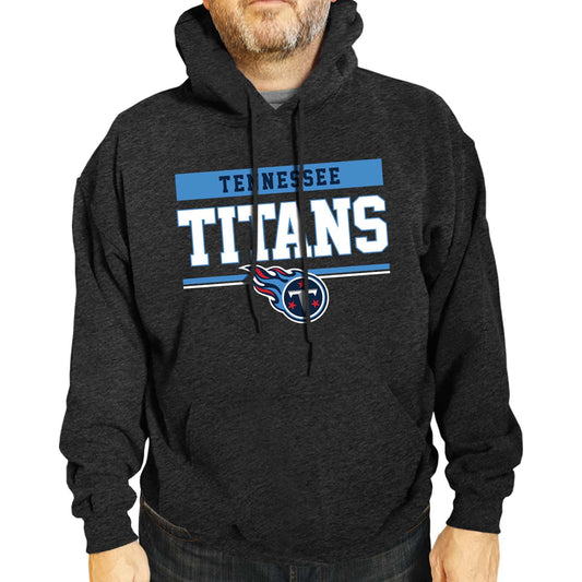 Tennessee Titans NFL Adult Gameday Charcoal Hooded Sweatshirt - Charcoal