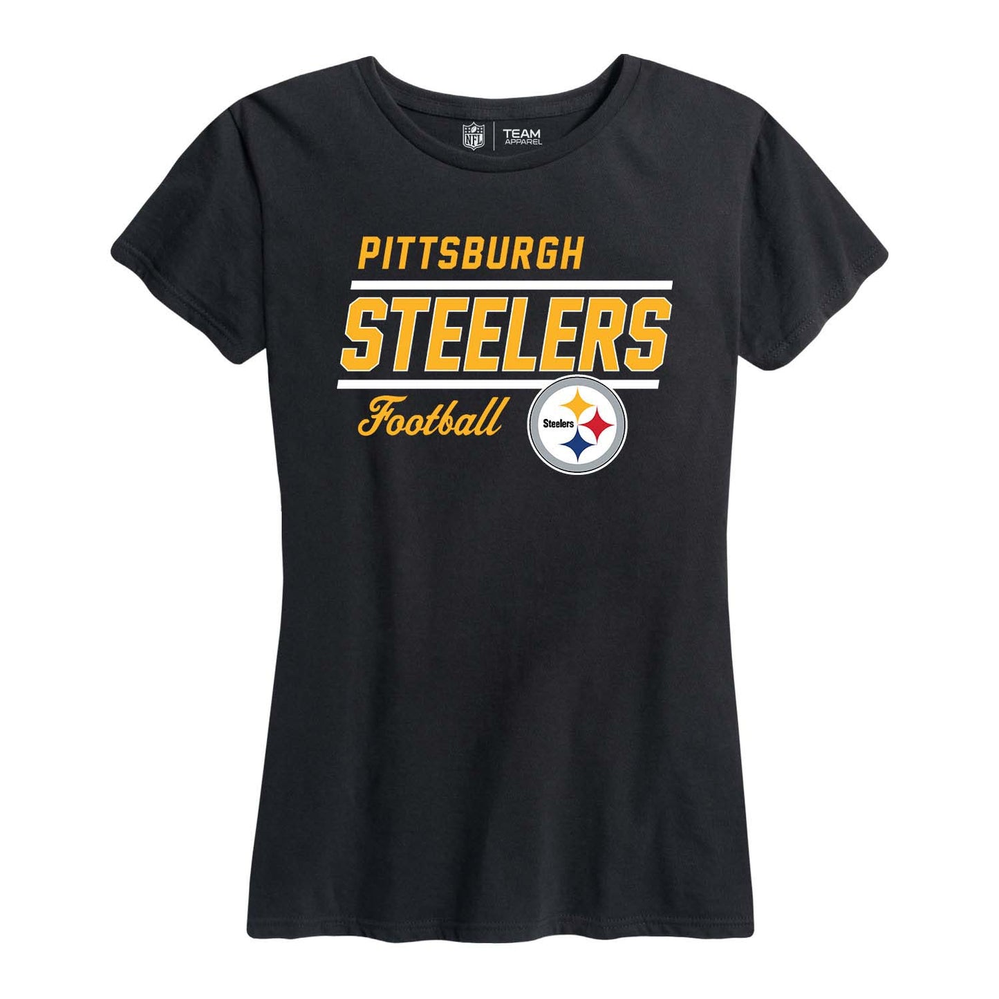 Pittsburgh Steelers NFL Gameday Women's Relaxed Fit T-shirt - Black