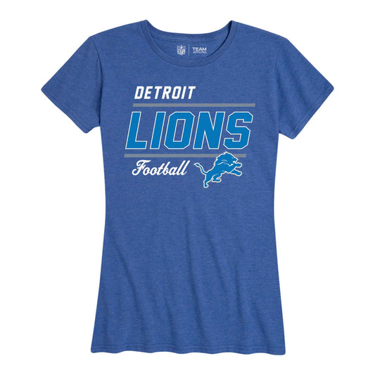 Detroit Lions NFL Gameday Women's Relaxed Fit T-shirt - Royal