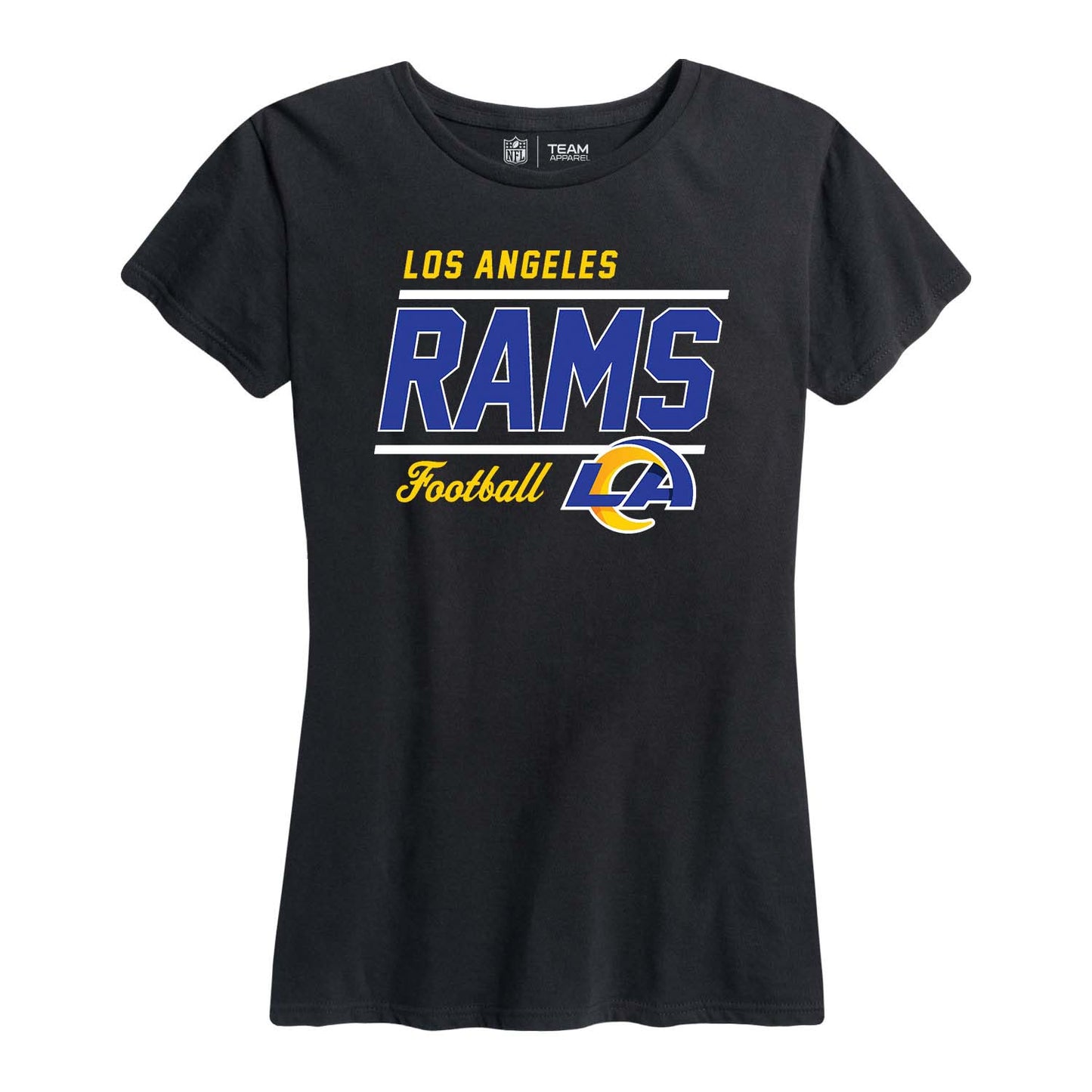 Los Angeles Rams NFL Gameday Women's Relaxed Fit T-shirt - Black