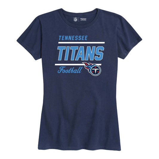 Tennessee Titans NFL Gameday Women's Relaxed Fit T-shirt - Navy