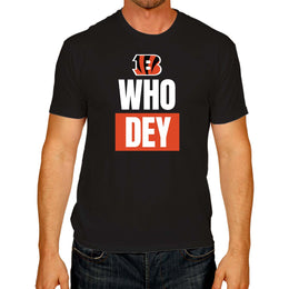 Cincinnati Bengals NFL Adult Team Slogan Unisex T-Shirt - Black