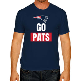 New England Patriots NFL Adult Team Slogan Unisex T-Shirt - Navy