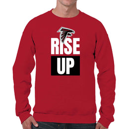 Atlanta Falcons NFL Adult Slogan Crewneck Sweatshirt - Red