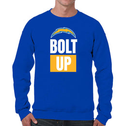 Los Angeles Chargers NFL Adult Slogan Crewneck Sweatshirt - Royal