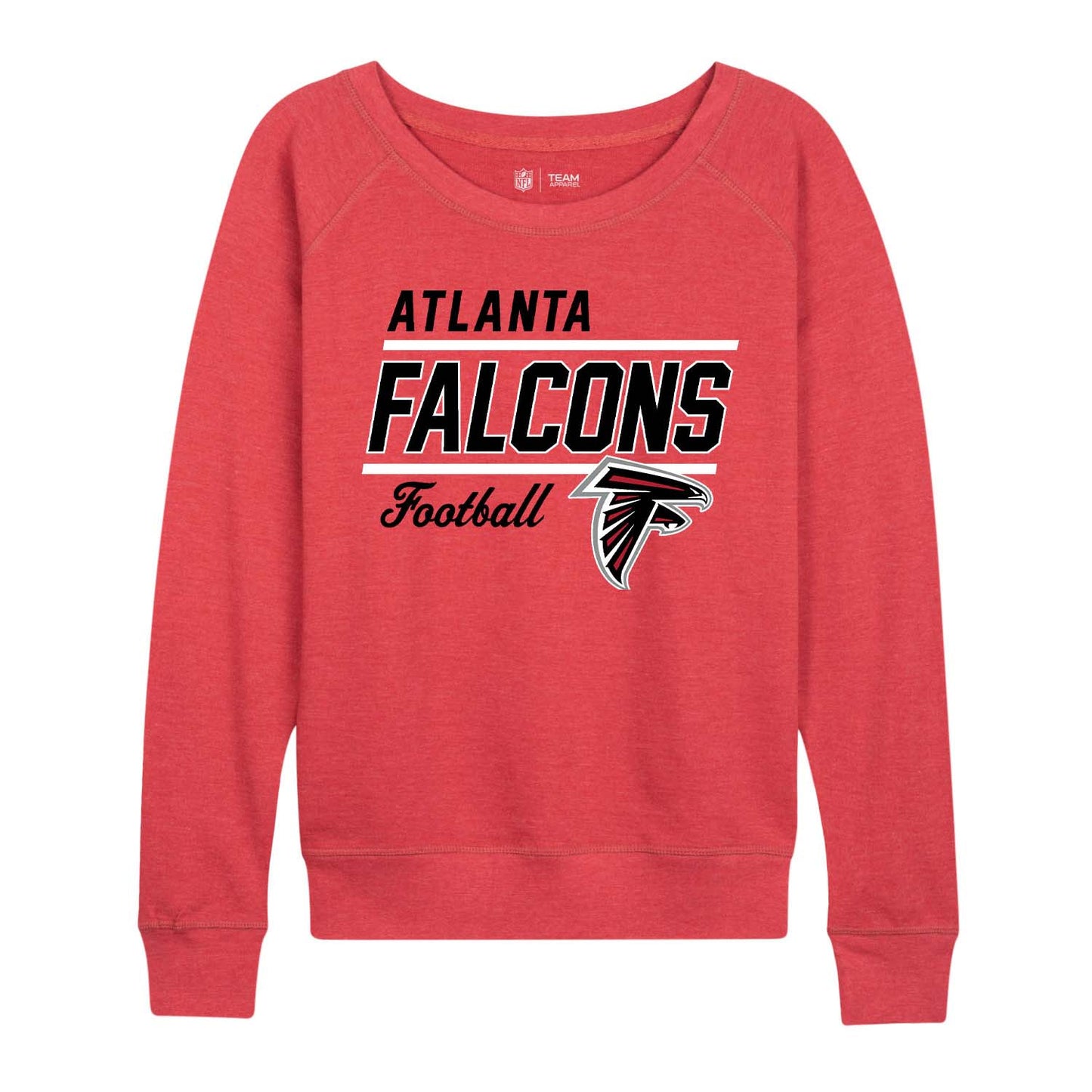 Atlanta Falcons NFL Womens Crew Neck Light Weight - Red