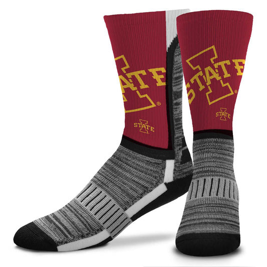 Iowa State Cyclones NCAA Adult State and University Crew Socks - Maroon