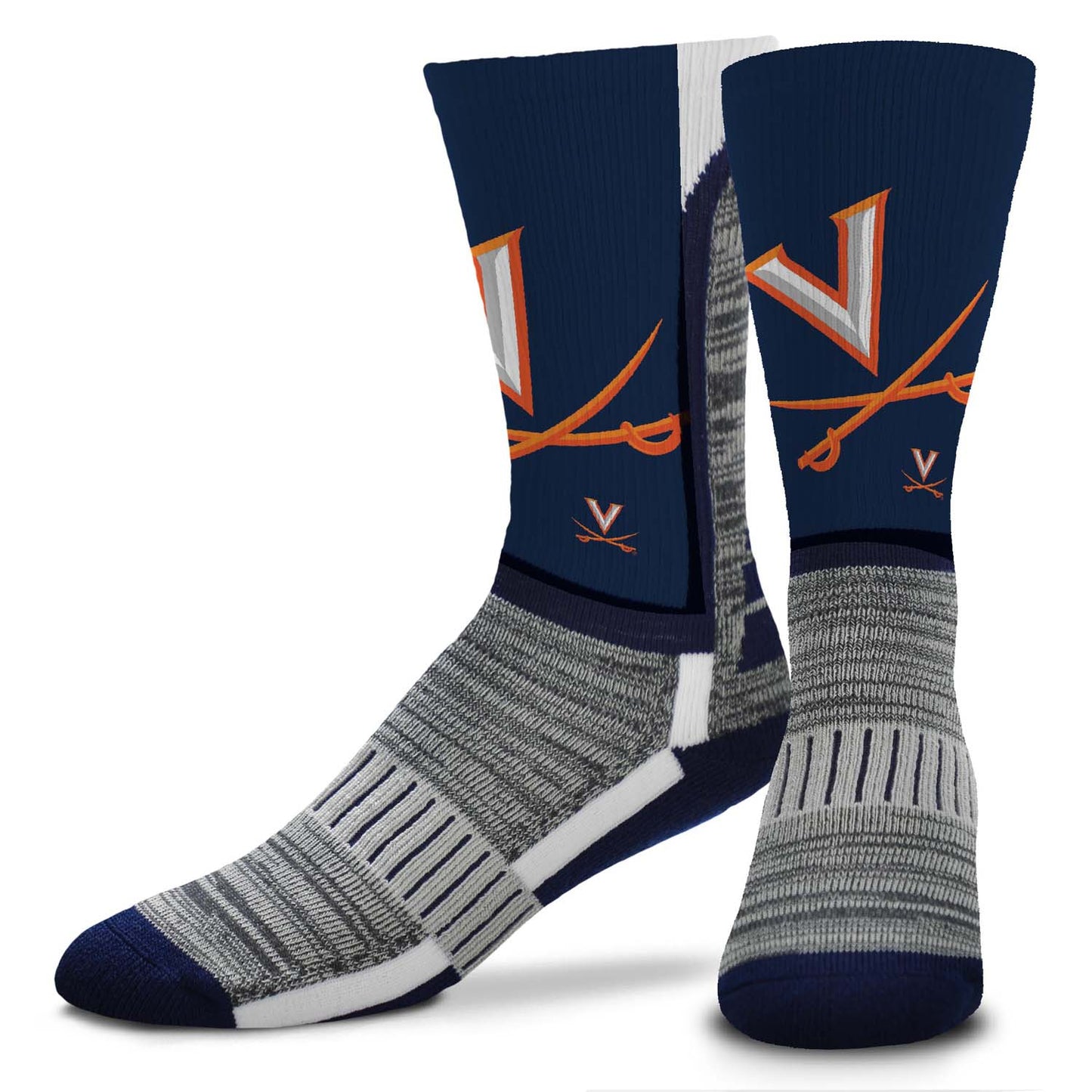 Virginia Cavaliers NCAA Adult State and University Crew Socks - Navy