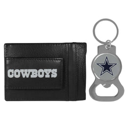 Dallas Cowboys NFL Bottle Opener Keychain Bundle - Black
