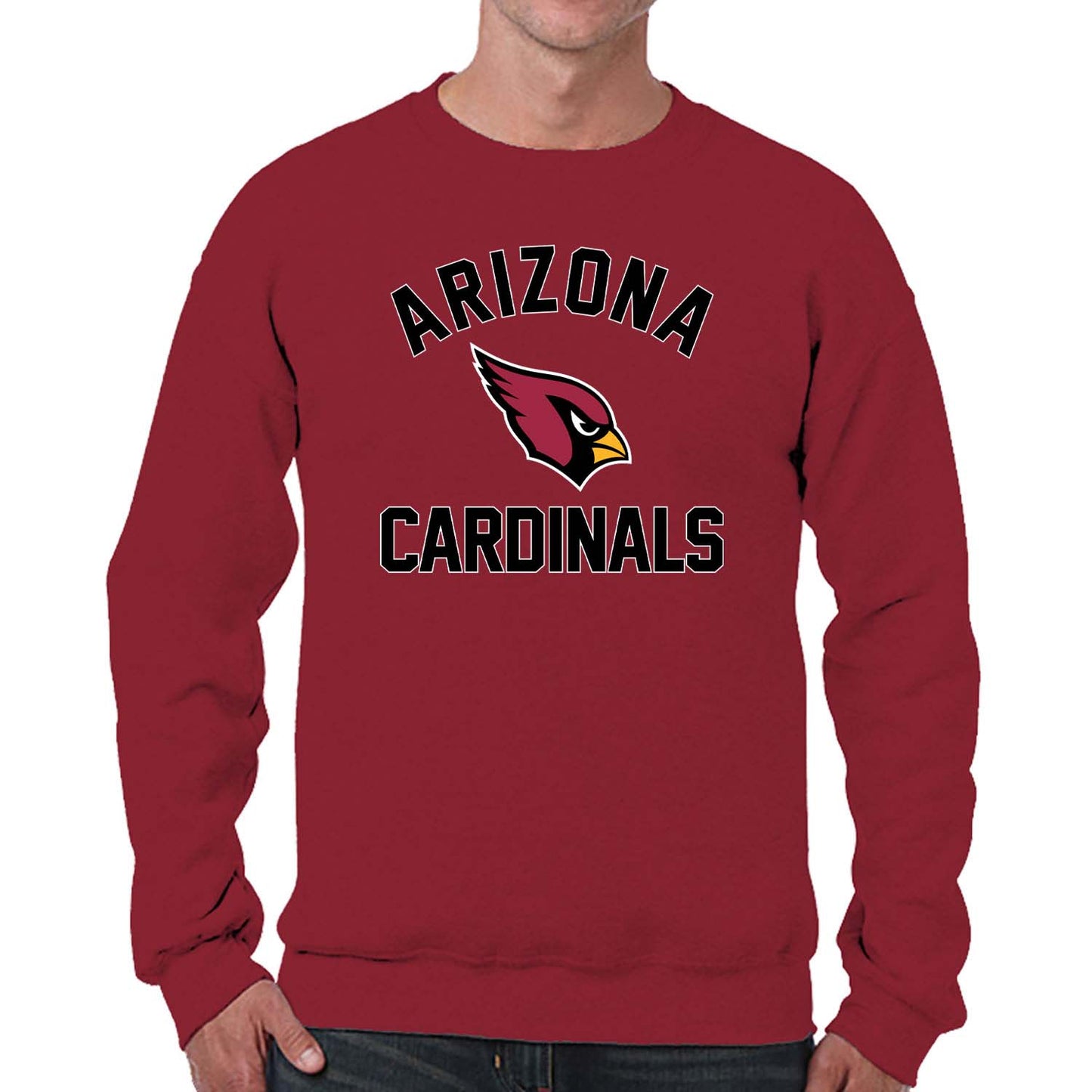 Arizona Cardinals NFL Adult Gameday Football Crewneck Sweatshirt - Cardinal