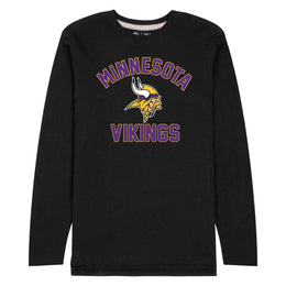 Minnesota Vikings NFL Gameday Adult Long Sleeve Shirt - Black