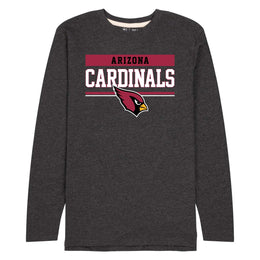 Arizona Cardinals NFL Adult Charcoal Long Sleeve T Shirt - Charcoal