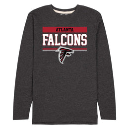 Atlanta Falcons NFL Adult Charcoal Long Sleeve T Shirt - Charcoal