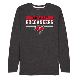 Tampa Bay Buccaneers NFL Adult Charcoal Long Sleeve T Shirt - Charcoal