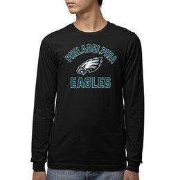 Philadelphia Eagles NFL Gameday Youth Football Long Sleeve Shirt - Black