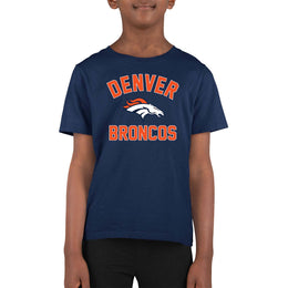 Denver Broncos NFL Youth Gameday Football T-Shirt - Navy