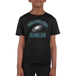 Philadelphia Eagles NFL Youth Gameday Football T-Shirt - Black