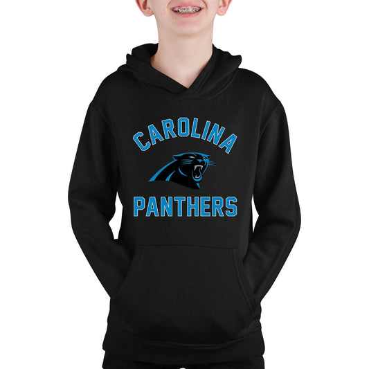 Carolina Panthers NFL Youth Gameday Hooded Sweatshirt - Black