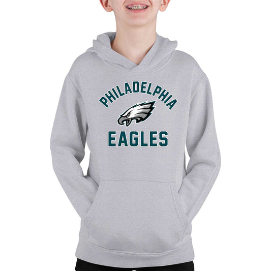 Philadelphia Eagles NFL Youth Gameday Hooded Sweatshirt - Gray
