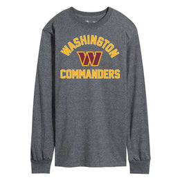 Washington Commanders NFL Gameday Adult Football Long Sleeve Shirt - Charcoal