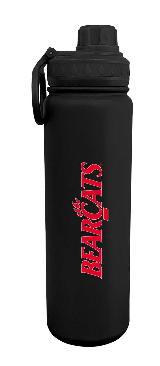 Cincinnati  Bearcats NCAA Stainless Steel Water Bottle - Black