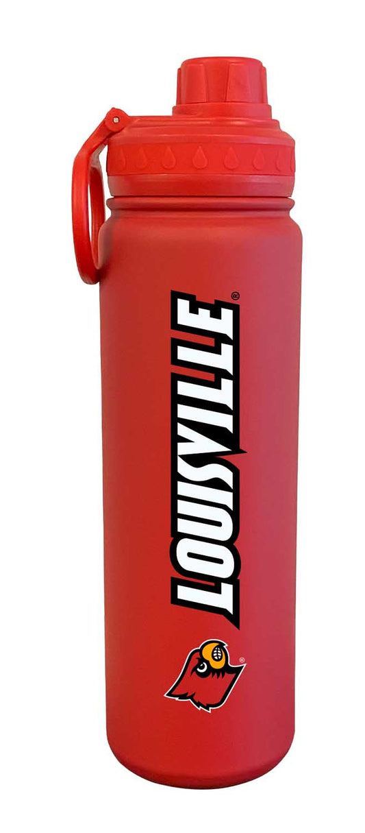 Louisville Cardinals NCAA Stainless Steel Water Bottle - Red