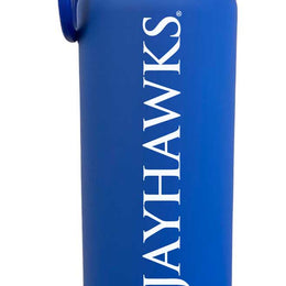 Kansas Jayhawks NCAA Stainless Steel Water Bottle - Royal