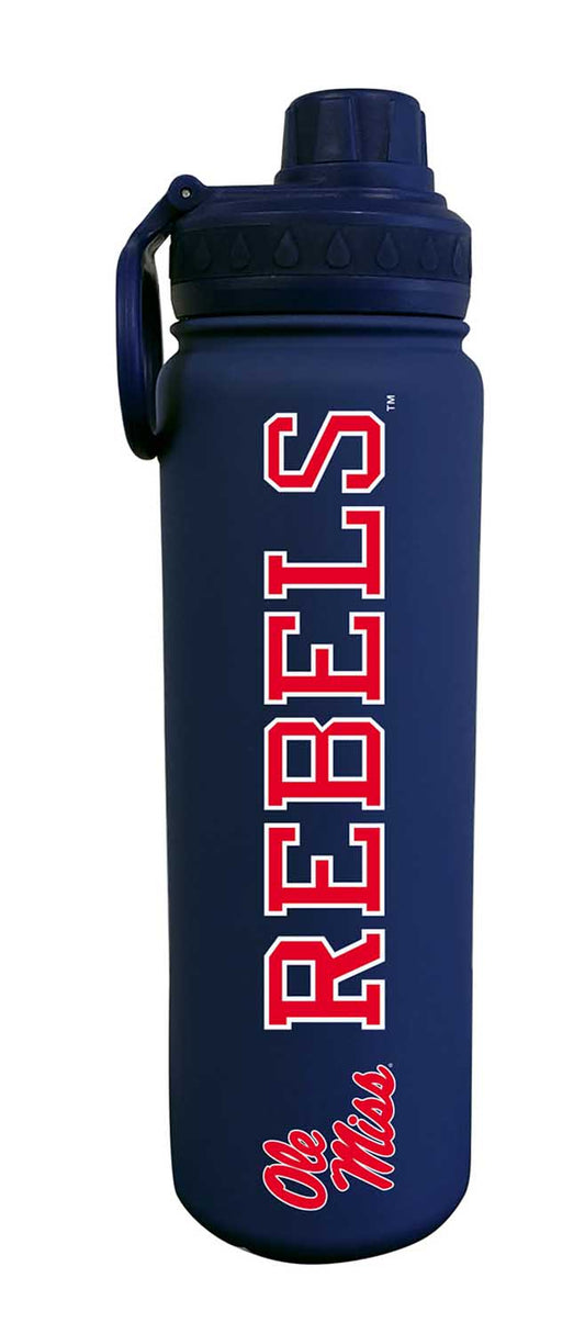 Ole Miss Rebels NCAA Stainless Steel Water Bottle - Royal