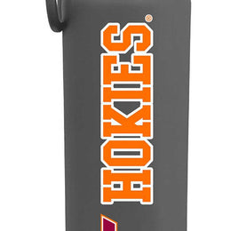 Virginia Tech Hokies NCAA Stainless Steel Water Bottle - Sport Gray