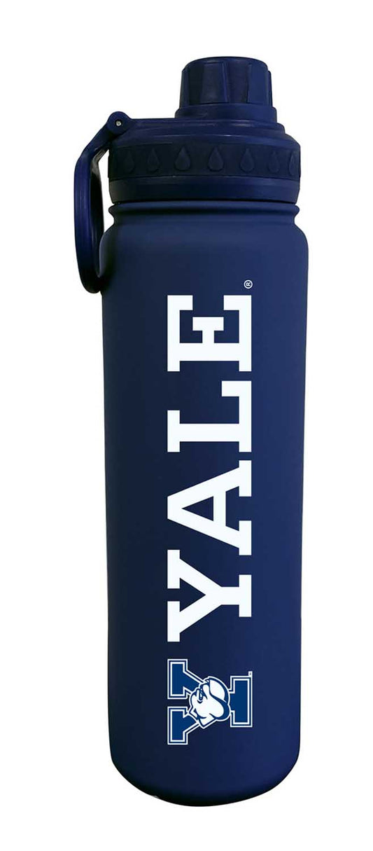 Yale Bulldogs NCAA Stainless Steel Water Bottle - Navy