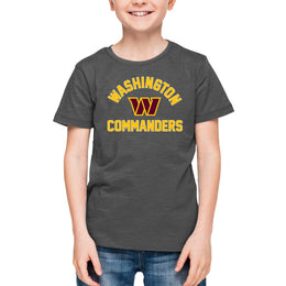 Washington Commanders NFL Youth Gameday Football T-Shirt - Charcoal