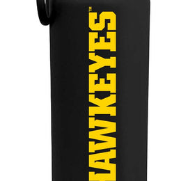 Iowa Hawkeyes NCAA Stainless Steel Water Bottle - Black
