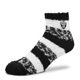 Las Vegas Raiders NFL Cozy Soft Slipper Socks - Black