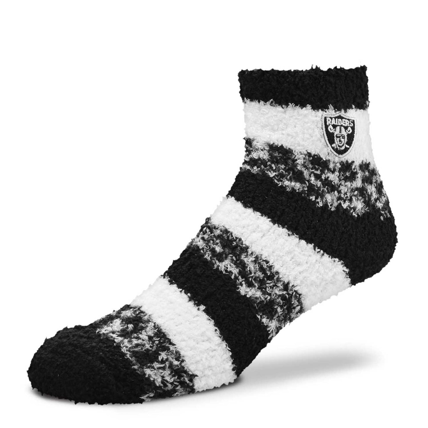 Las Vegas Raiders NFL Cozy Soft Slipper Socks - Black