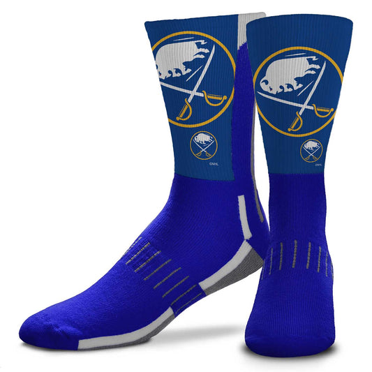Buffalo Sabres Adult NHL Zoom Curve Team Crew Socks - Royal