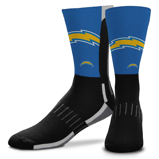 Los Angeles Chargers NFL Youth V Curve Socks - Black