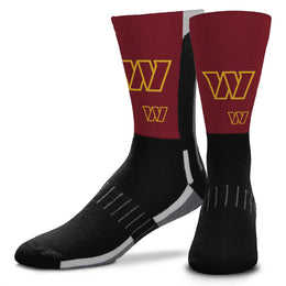 Washington Commanders NFL Youth V Curve Socks - Black