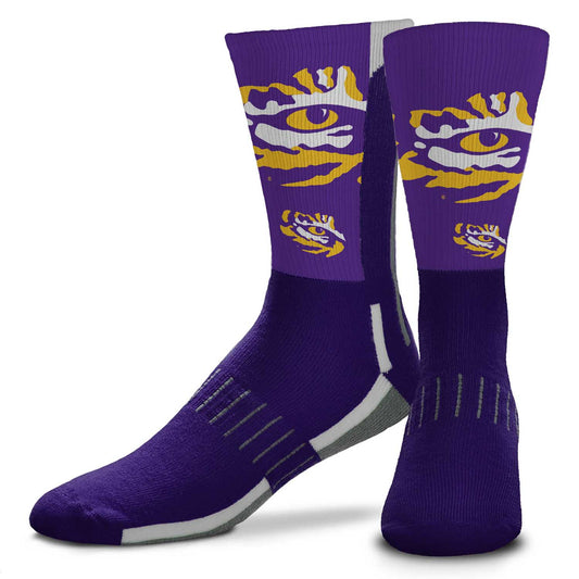 LSU Tigers NCAA Youth University Socks - Violet