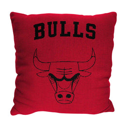 Chicago Bulls NBA Decorative Basketball Throw Pillow - Red