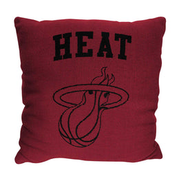 Miami Heat NBA Decorative Basketball Throw Pillow - Red