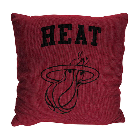 Miami Heat NBA Decorative Basketball Throw Pillow - Red