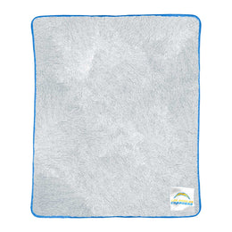 Los Angeles Chargers NFL Silk Touch Sherpa Throw Blanket - Light Blue