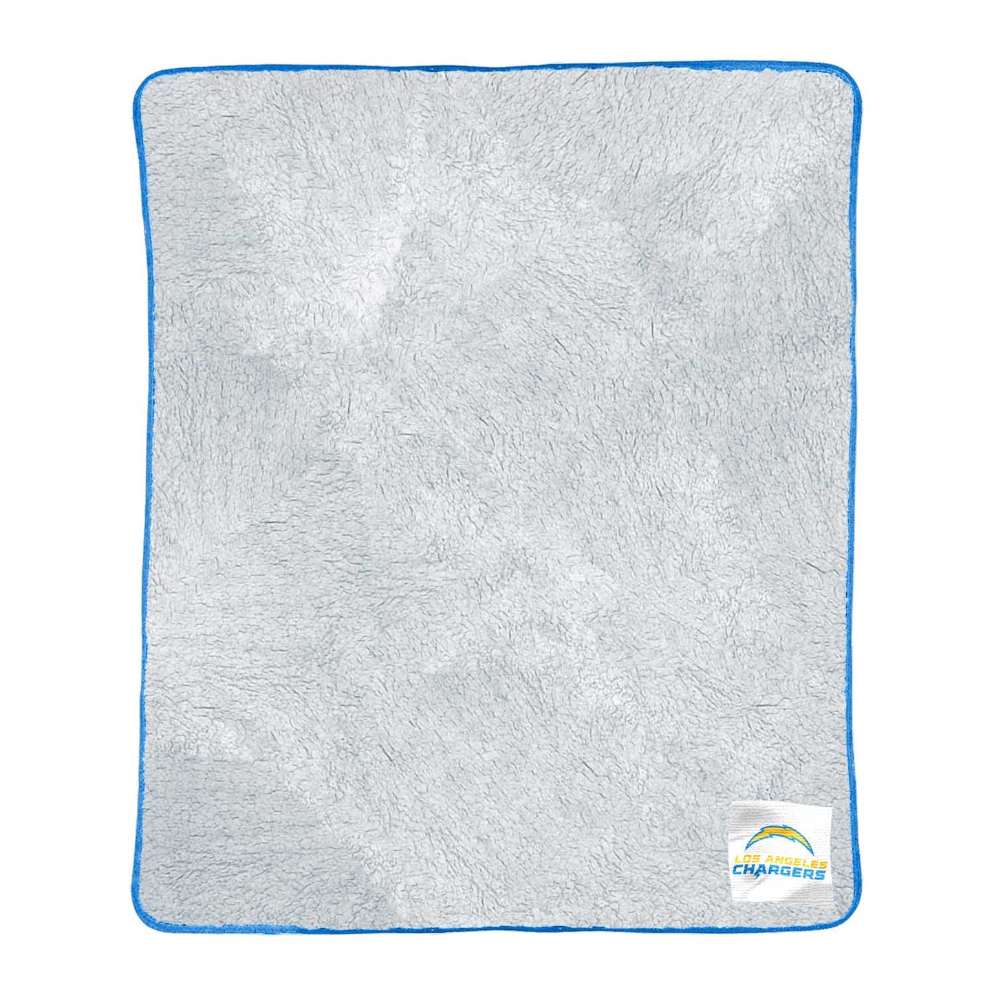 Los Angeles Chargers NFL Silk Touch Sherpa Throw Blanket - Light Blue